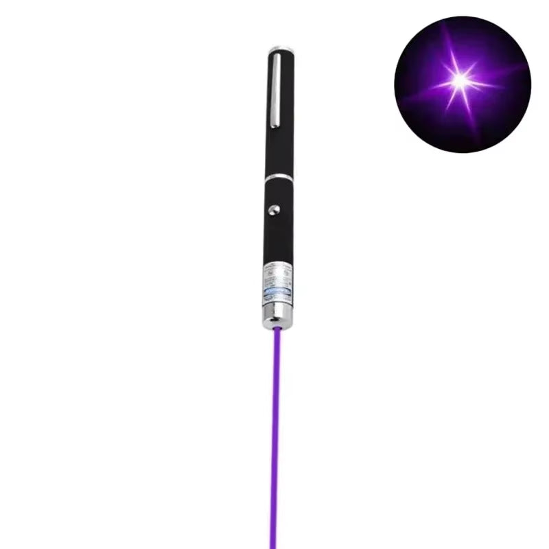 2 in 1 Portable Laser Pointer Three-Color Laser Pen Projection Teaching Demonstration Pen Toys for Pets and Cats Indicator Tool
